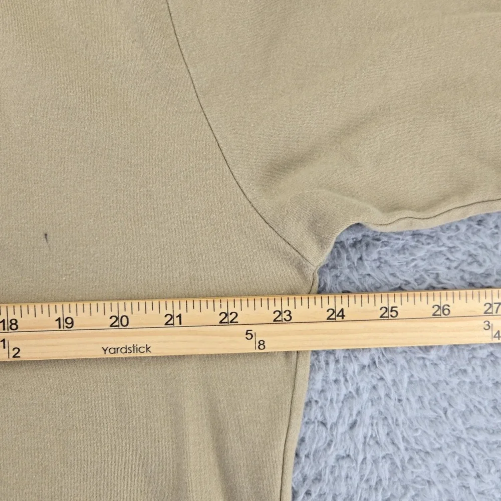 Polo By Ralph Lauren Shirt Mens Large Tan Vintage USA‎ Short Sleeve Blue Pony